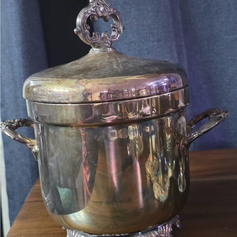 Elegant Silver Plated Tureen with Lid